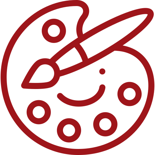 Carbon Black paint palette