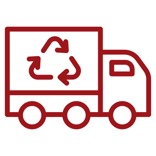 Scrap tyre wire recycling truck