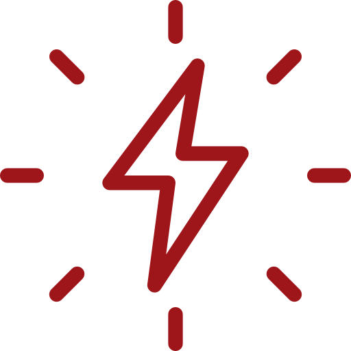 Scrap tyre wire thunderbolt